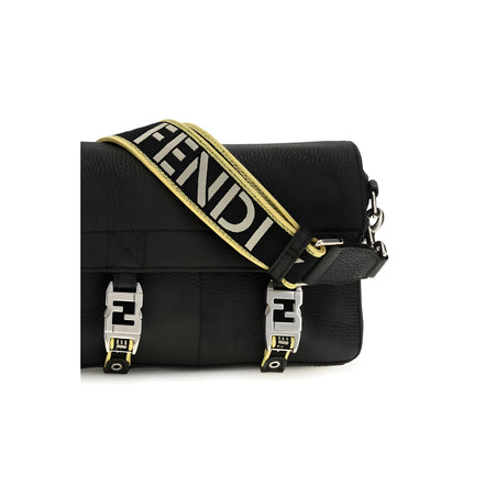 Fendi Black Leather Crossbody Bag