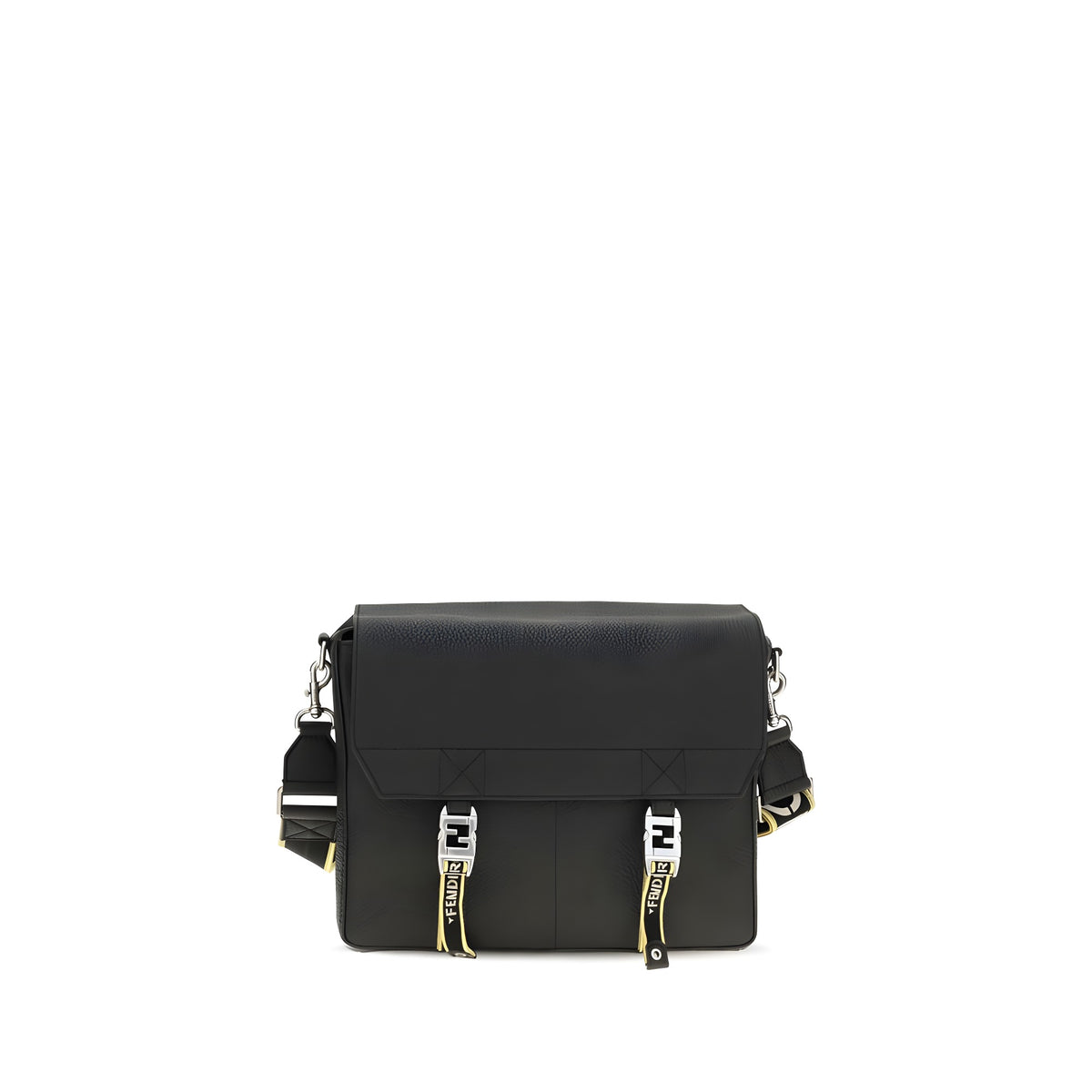 Fendi Black Leather Crossbody Bag