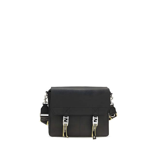 Fendi Black Leather Crossbody Bag
