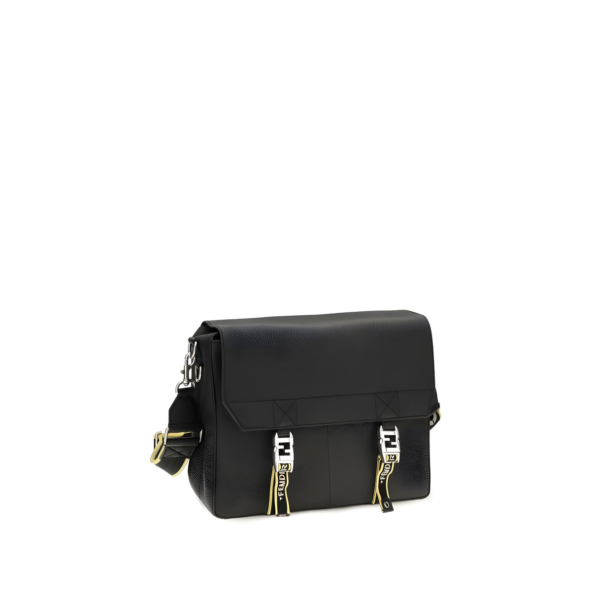 Fendi Black Leather Crossbody Bag