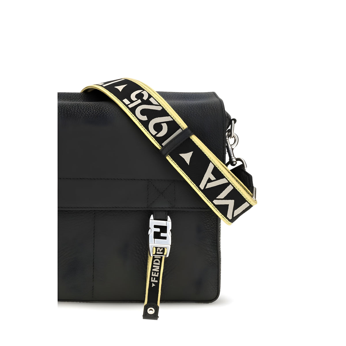 Fendi Black Leather Crossbody Bag