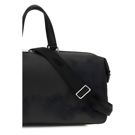 Fendi Black Calf Leather Luggage And Travel