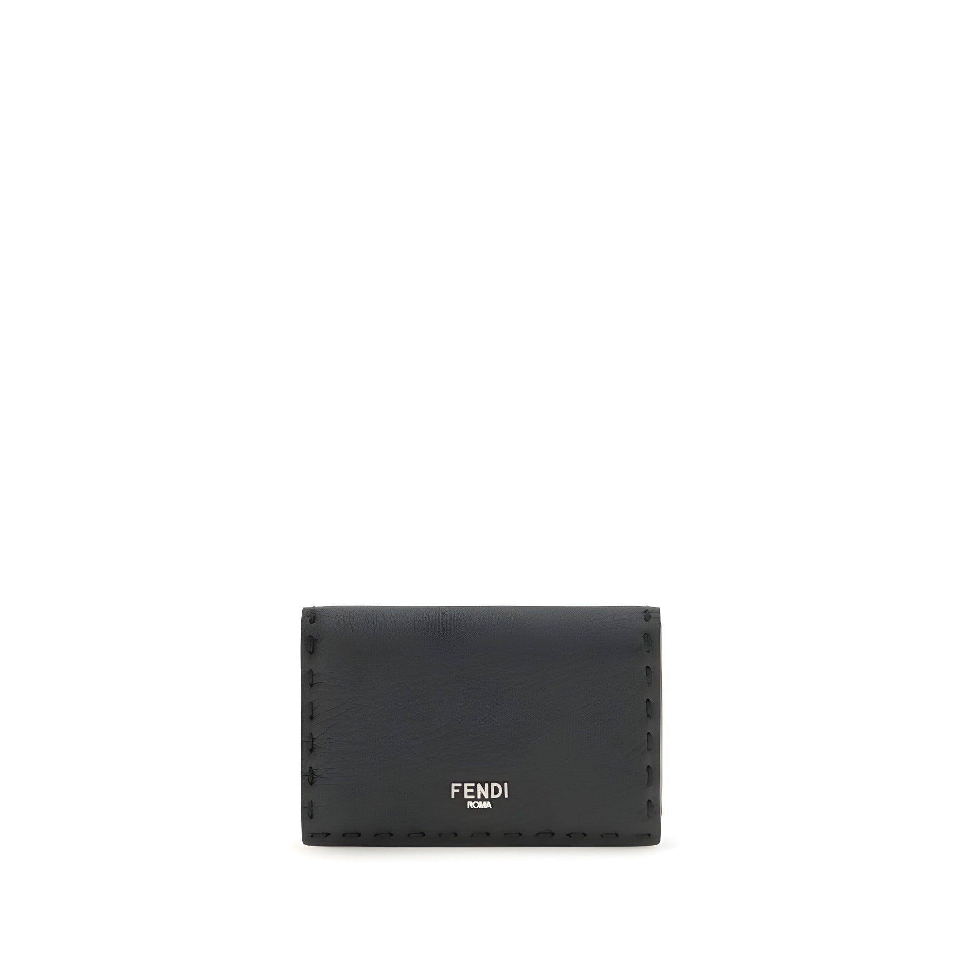 Fendi Black Calf Leather Wallet