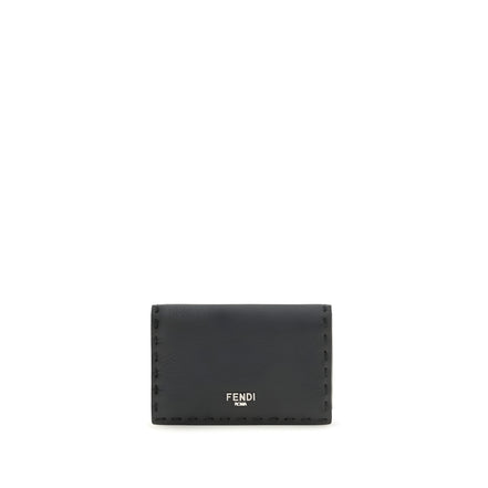 Fendi Black Calf Leather Wallet