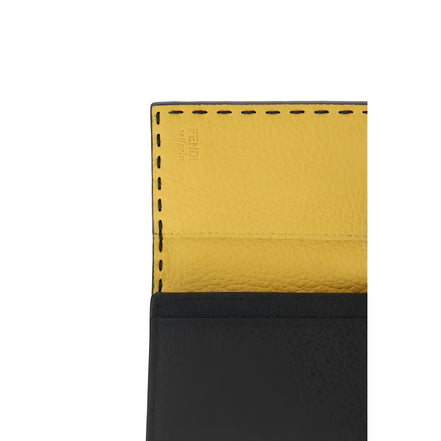 Fendi Black Calf Leather Wallet
