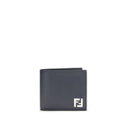 Fendi Blue Calf Leather Wallet