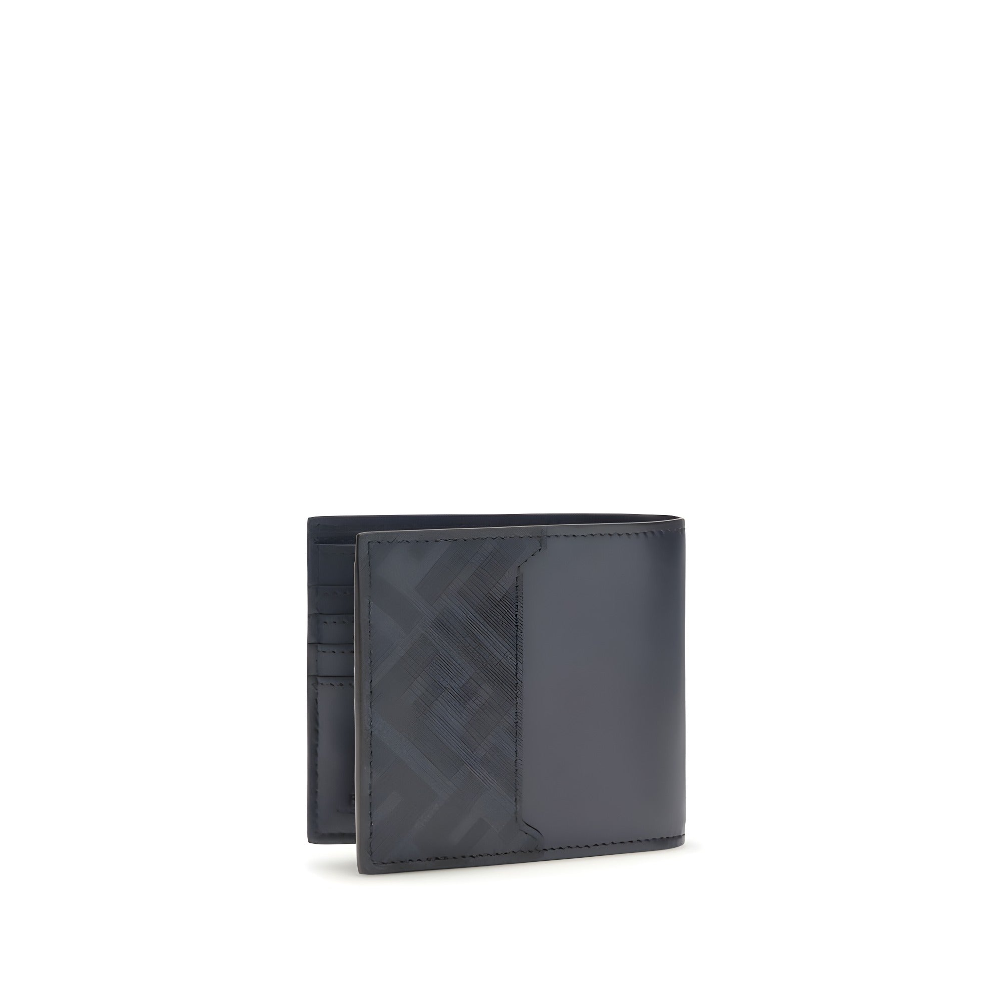 Fendi Blue Calf Leather Wallet