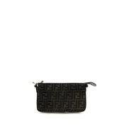 Fendi Brown Polyester Shoulder Bag