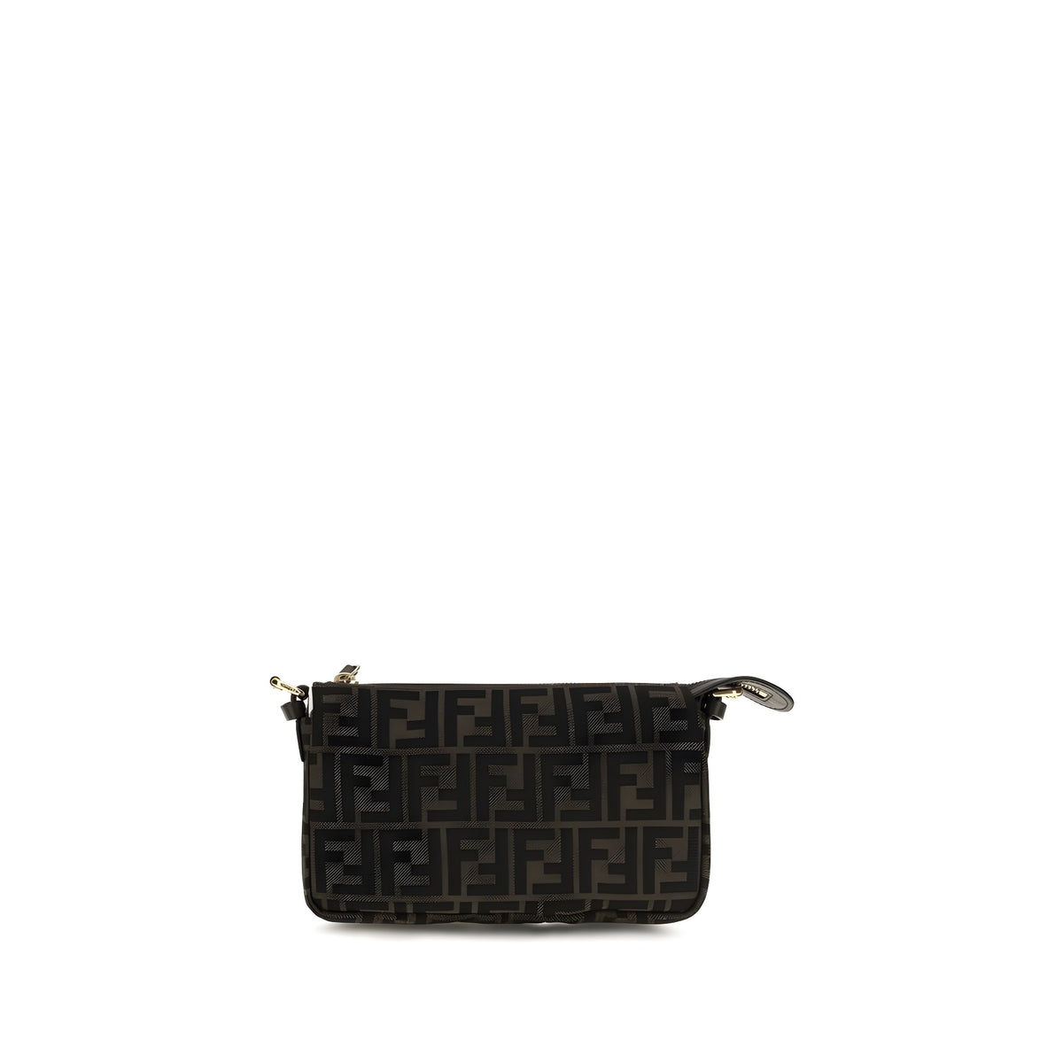 Fendi Brown Polyester Shoulder Bag