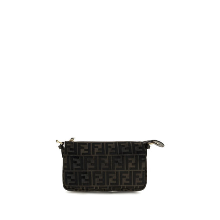 Fendi Brown Polyester Shoulder Bag