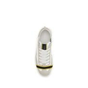 Fendi Gray Leather Athletic Sneakers