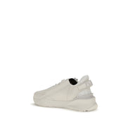Fendi White Leather Athletic Sneakers