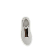 Fendi White Leather Low Top Sneakers