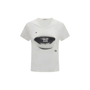 Fendi White Cotton T-Shirt