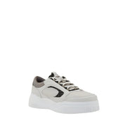 Fendi White Low Top Sneakers