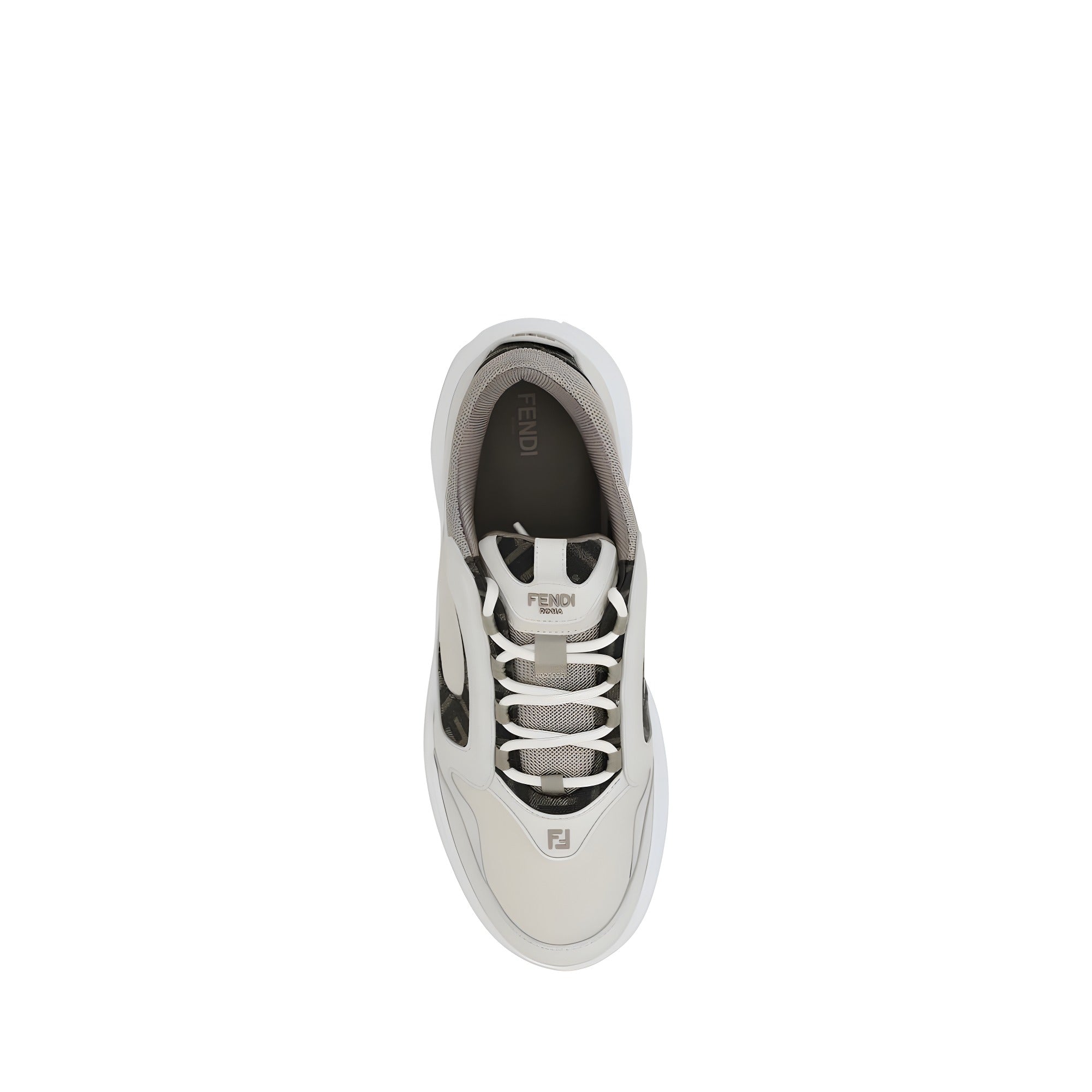 Fendi White Low Top Sneakers