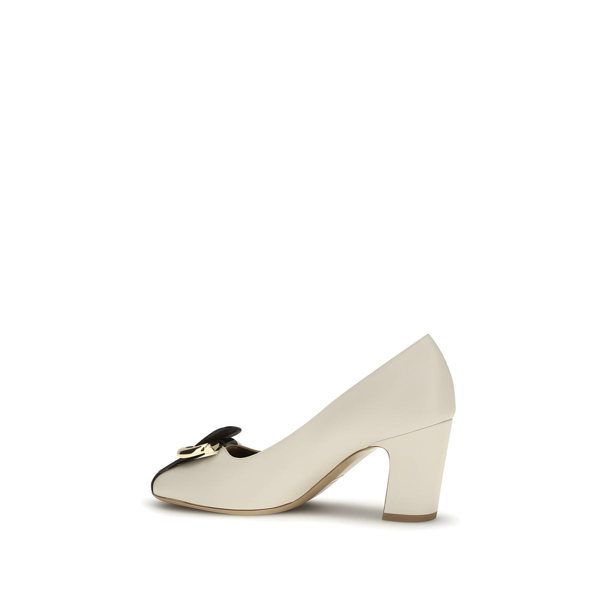 Ferragamo Beige High Heel Pumps