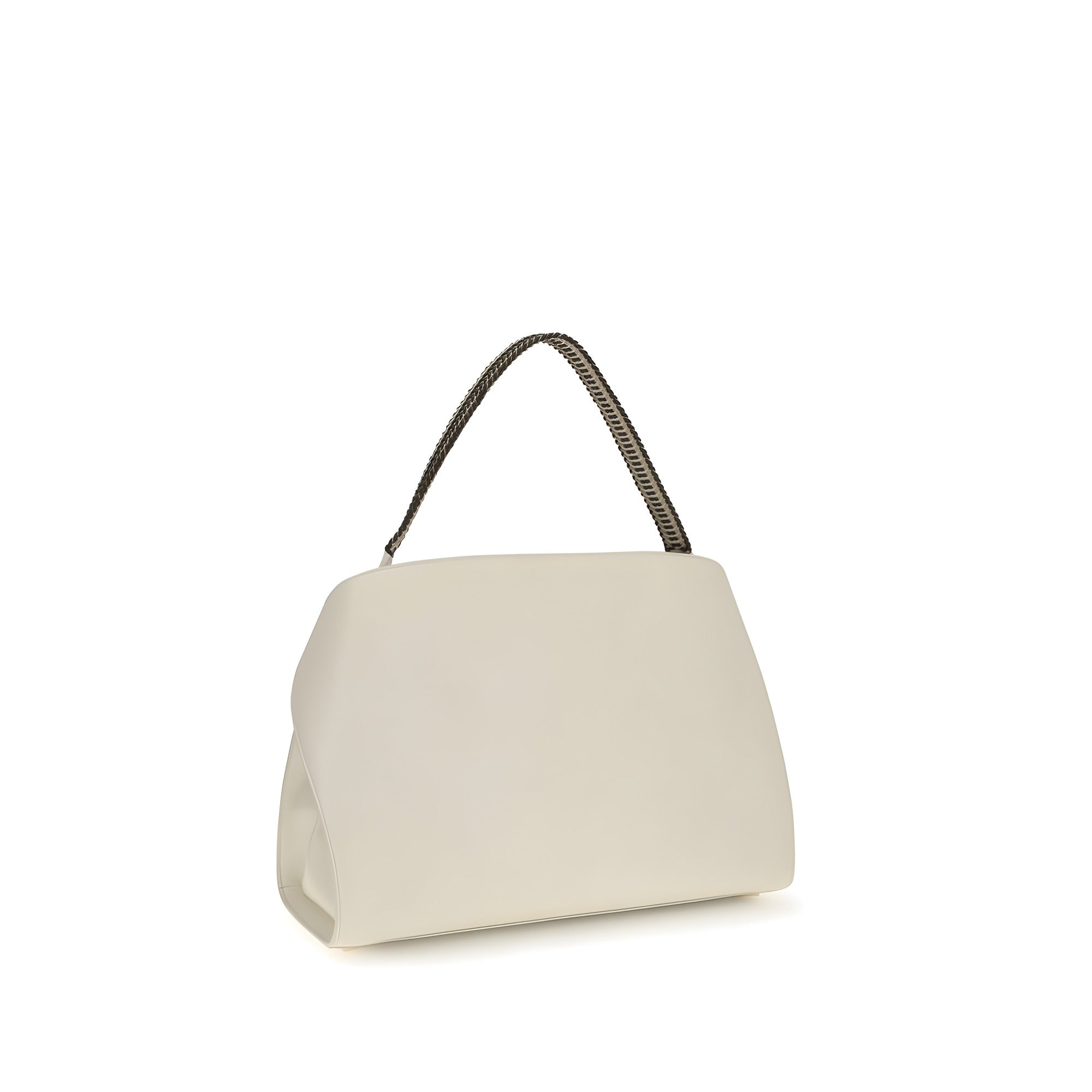 Ferragamo Beige Calf Leather Shoulder Bag