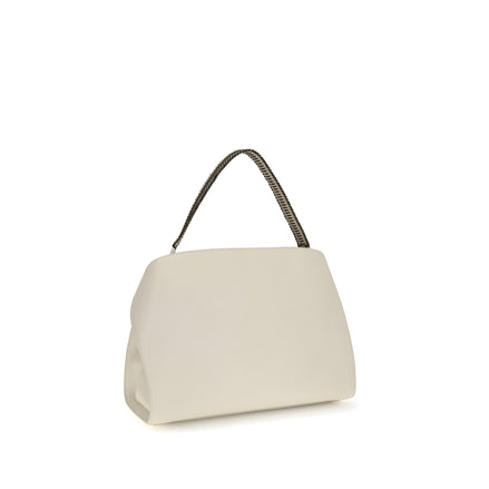 Ferragamo Beige Calf Leather Shoulder Bag