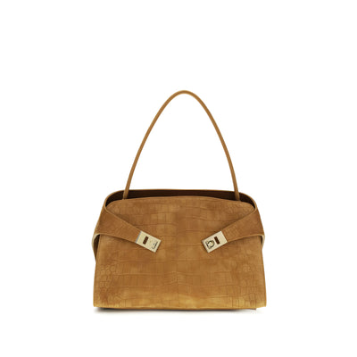 Ferragamo Beige Shoulder Bag