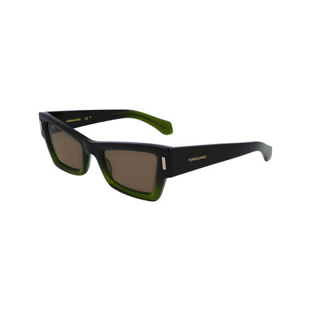 Lunettes de soleil bicolores en acétate Ferragamo