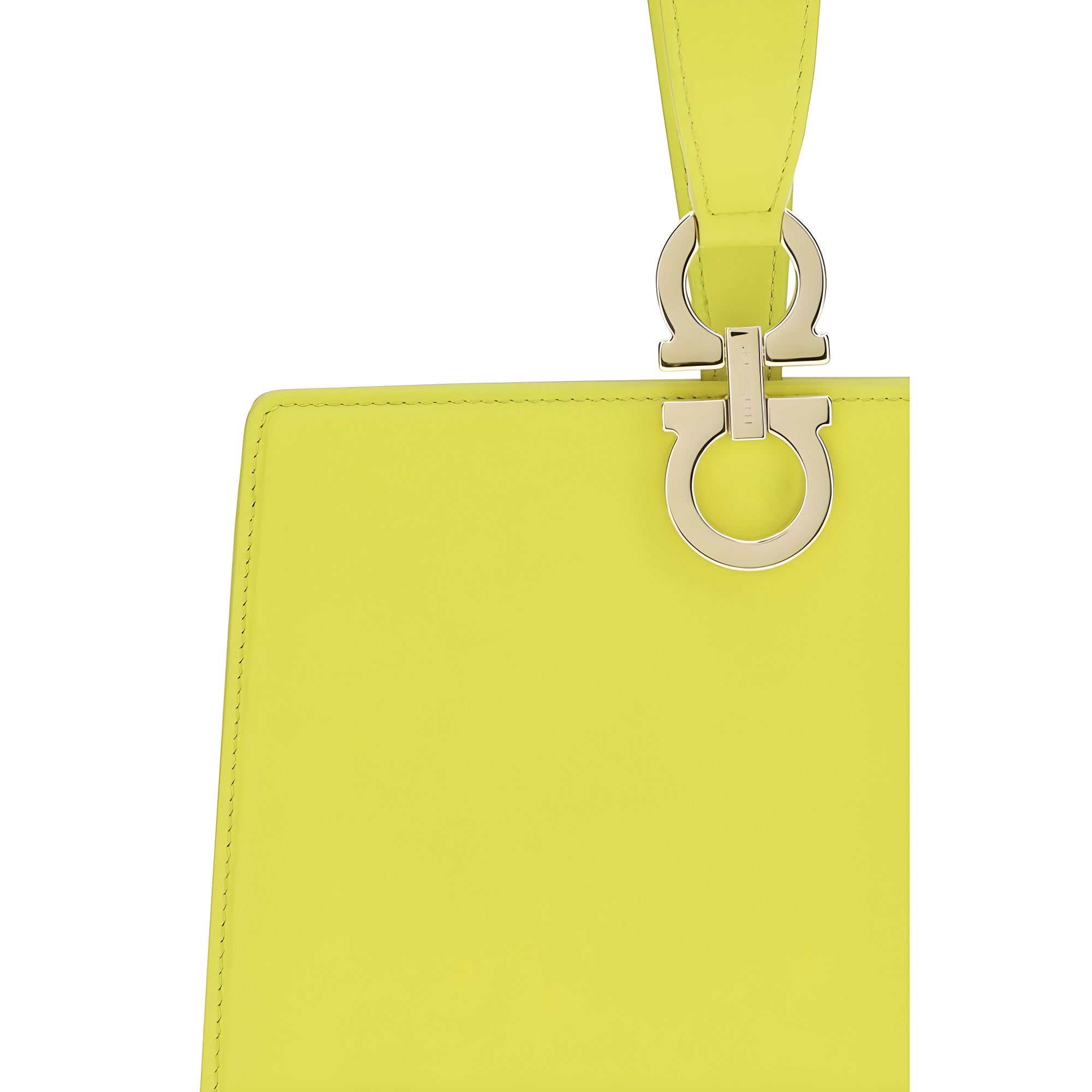 Ferragamo Bicolor Leather Clutch Bag