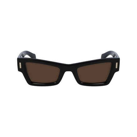 Lunettes de soleil Ferragamo en acétate noir