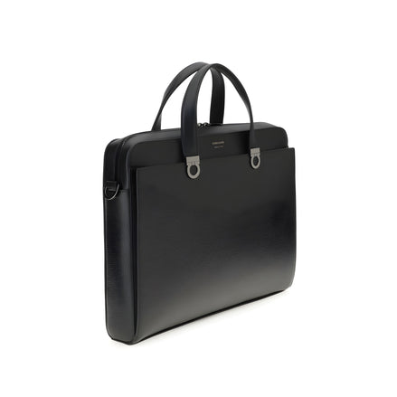 Ferragamo Black Briefcase