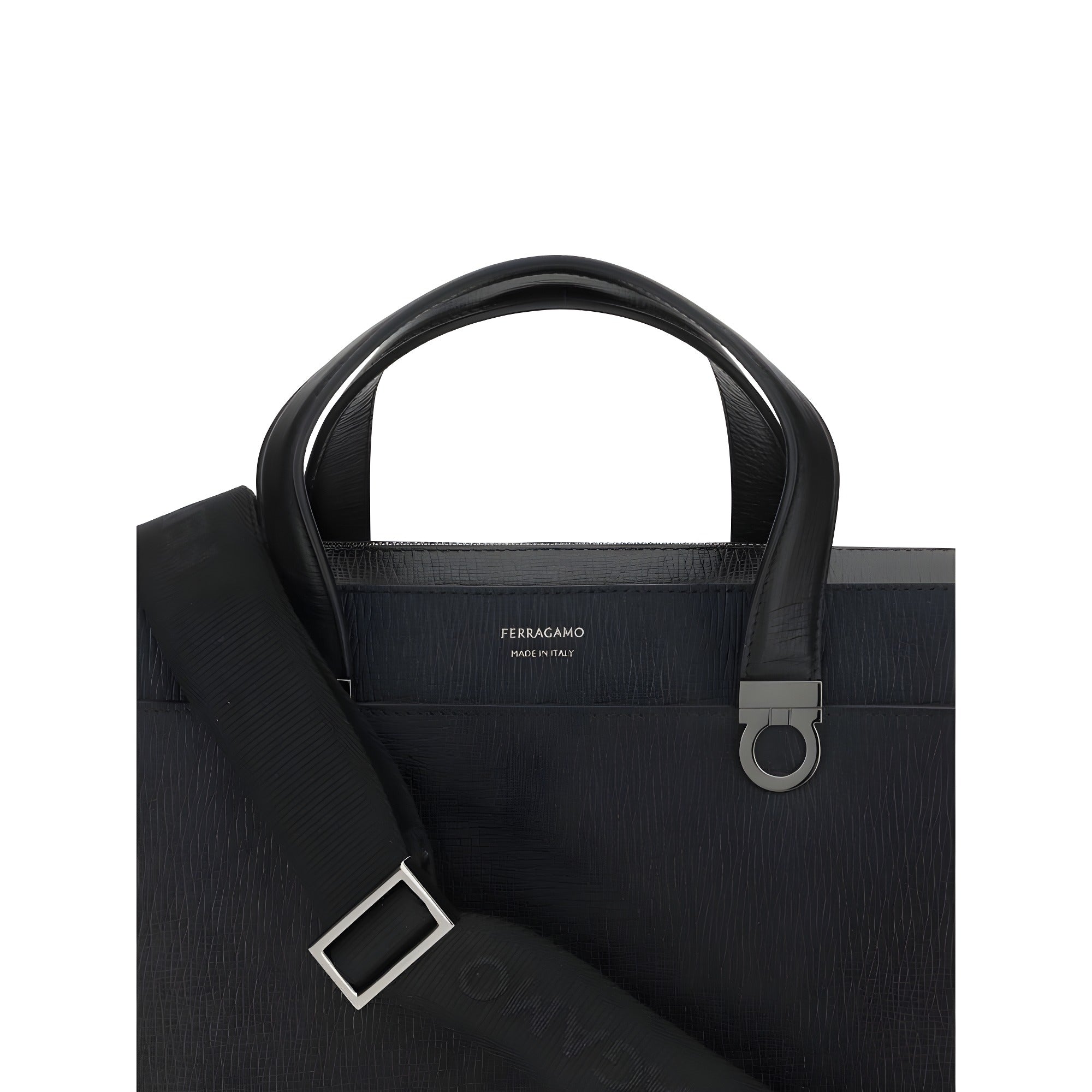 Ferragamo Black Briefcase