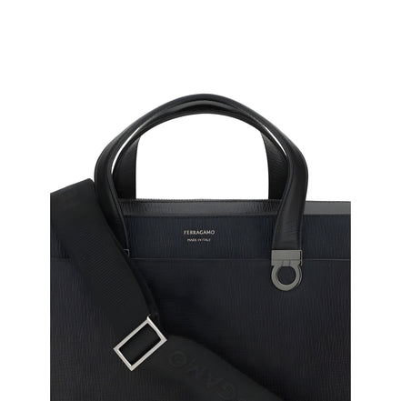 Ferragamo Black Briefcase