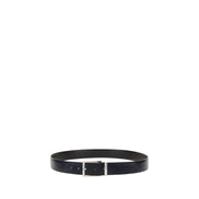 Ferragamo Black Calf Leather Belt