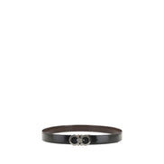 Ferragamo Black Calf Leather Belt