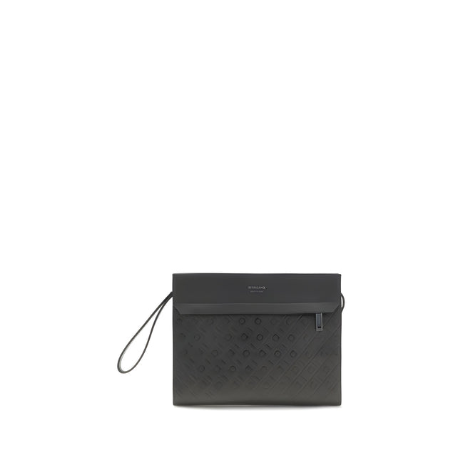 Ferragamo Black Calf Leather Handbag