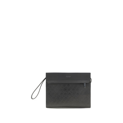 Ferragamo Black Calf Leather Handbag