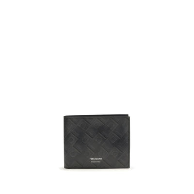 Ferragamo Black Leather Wallet