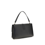 Ferragamo Black Calf Leather Shoulder Bag