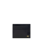 Ferragamo Black Calf Leather Wallet