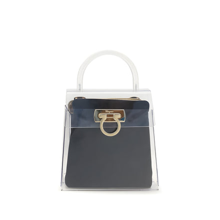 Ferragamo Black Pvc Handbag