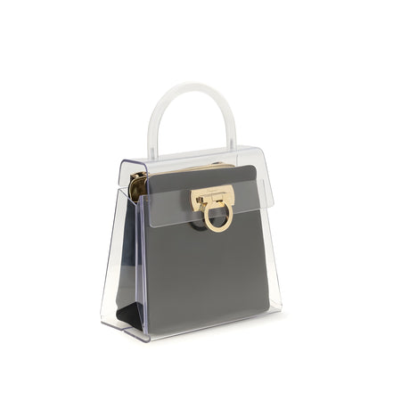 Ferragamo Black Pvc Handbag