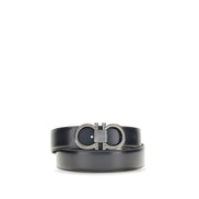 Ferragamo Blue Leather Regular Belt