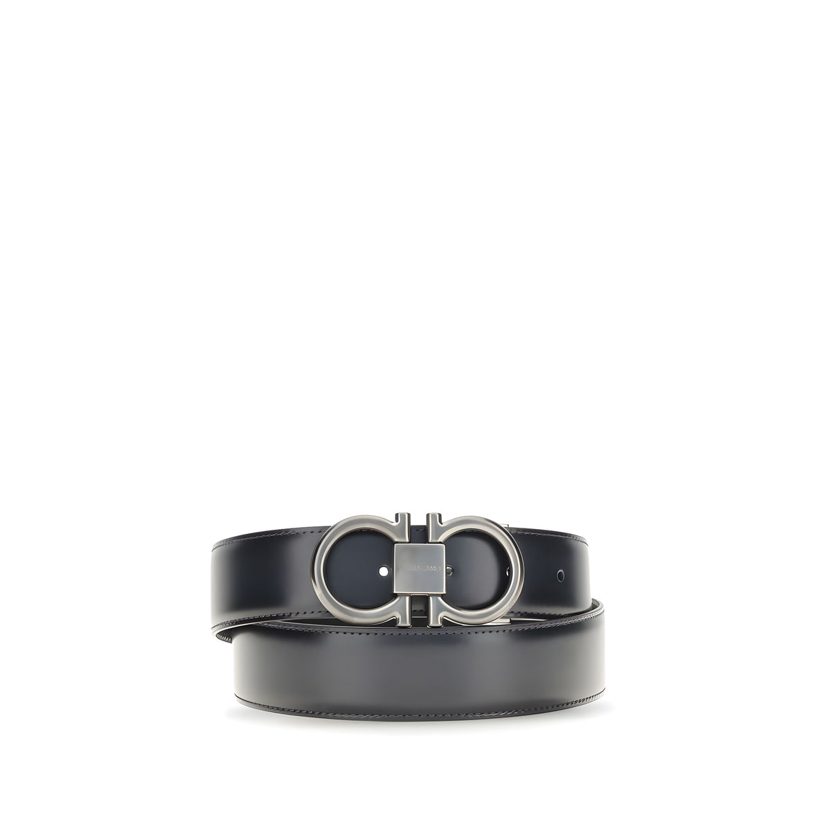Ferragamo Blue Leather Regular Belt