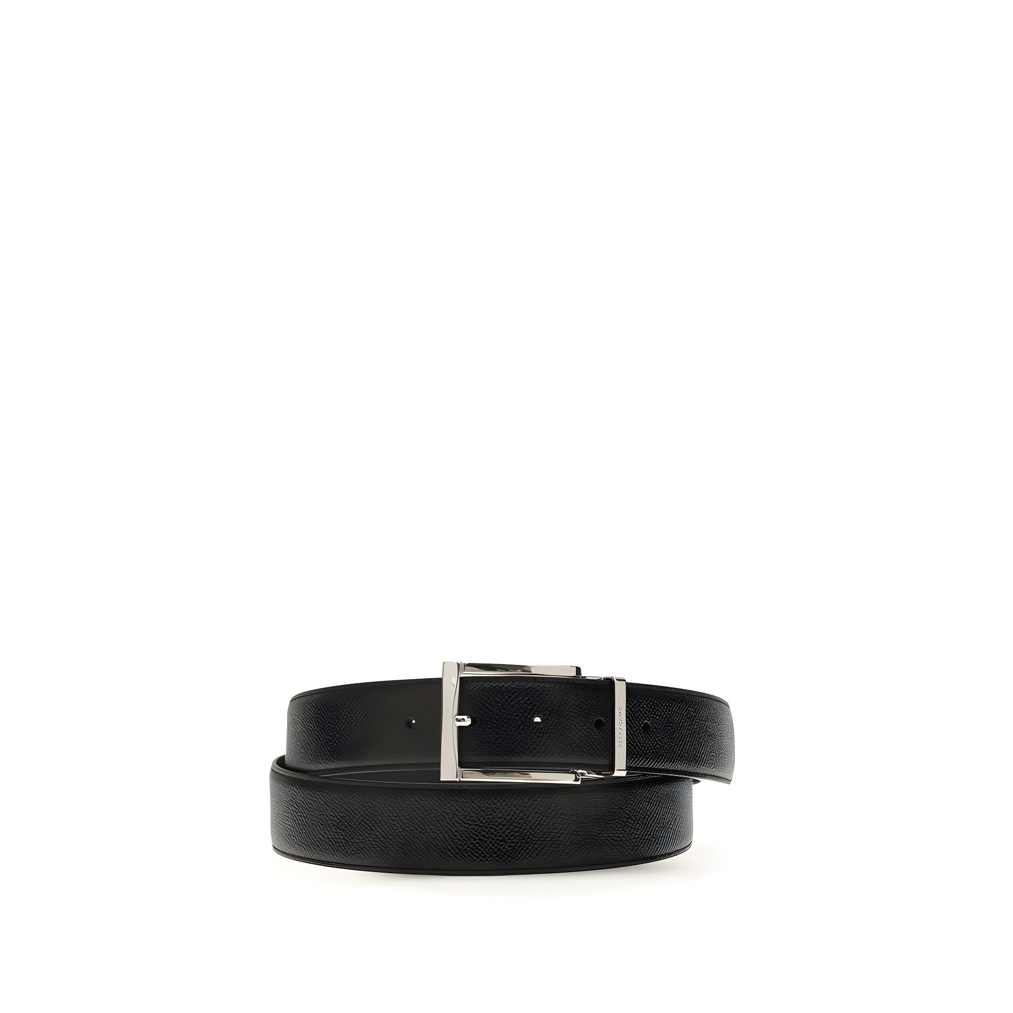 Ferragamo Blue Calf Leather Regular Belt