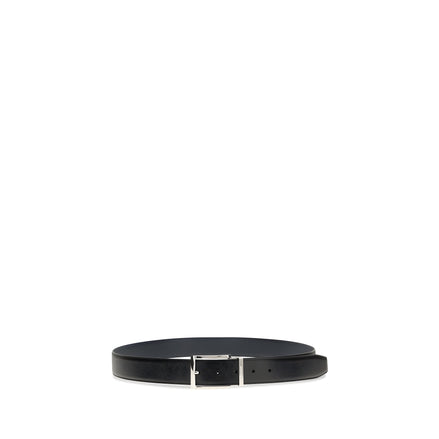 Ferragamo Blue Calf Leather Regular Belt