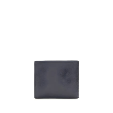 Ferragamo Blue Calf Leather Wallet