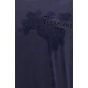 Ferragamo Blue Cotton T-Shirt