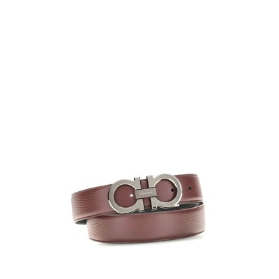 Ferragamo Brown Leather Belt
