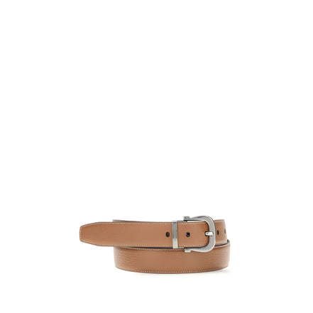 Ferragamo Brown Calf Leather Regular Belt