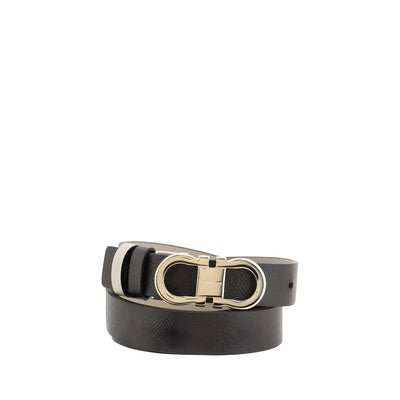 Ferragamo Brown Calf Leather Regular Belt