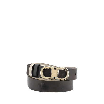 Ferragamo Brown Calf Leather Regular Belt