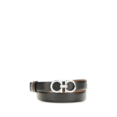 Ferragamo Multicolor Calf Leather Regular Belt